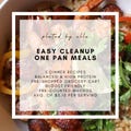 Easy Cleanup One Pan Meals - Easy Dinners Budget Meal Plan