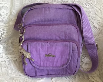 Vintage 1990's Y2K Shoulder Bag Cross Body Bag *kipling* Lavender