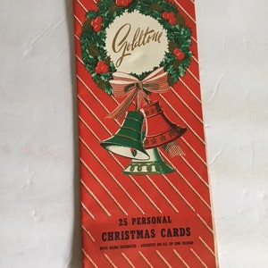 Vintage 1950's Christmas Cards Order Form Booklet Collectible Scrapbooking Arts Crafts
