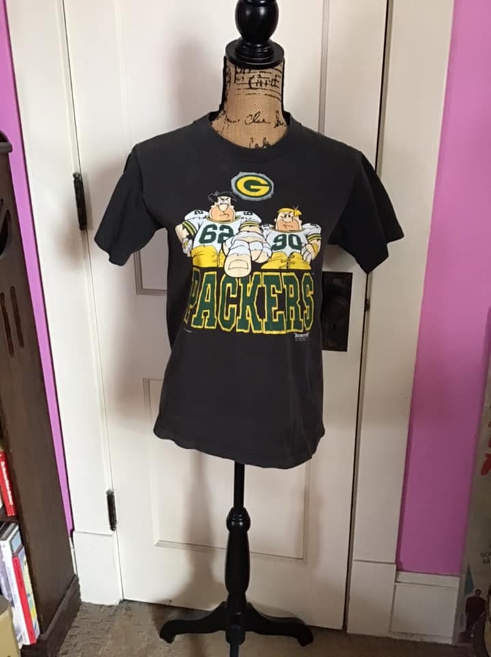 Vintage 1990's Tee Shirt (dated 1993) Rare Green Bay and