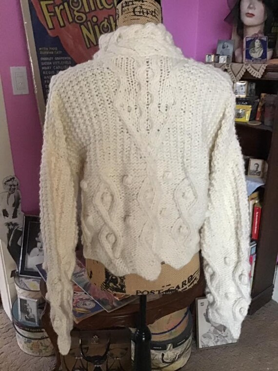 Vintage 1990's Sweater *Handmade By Rainbow Craft… - image 7