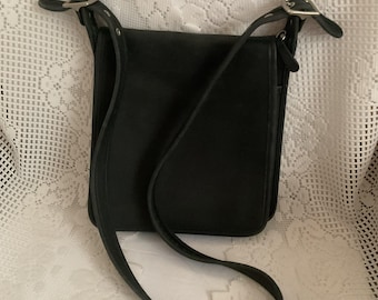 Vintage 1990's Shoulder Bag Crossbody Purse *Coach Legacy* Black Genuine Leather Adjustable Strap Number Is L90-9144 Sold AS IS!!