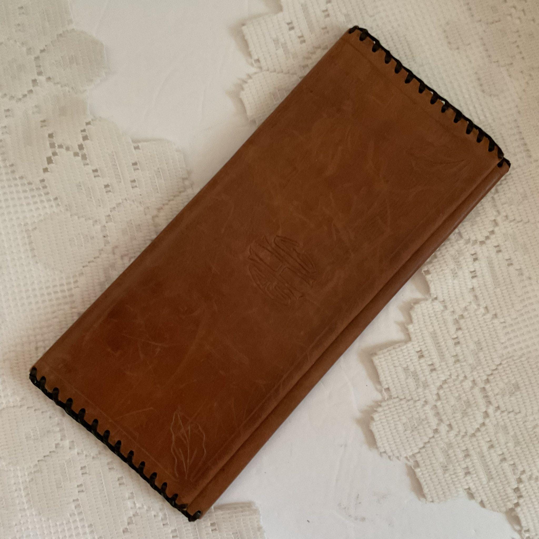 1800s leather wallet - Etsy 日本
