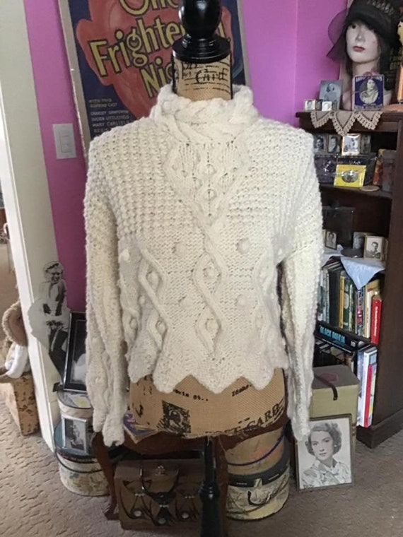 Vintage 1990's Sweater *Handmade By Rainbow Crafts