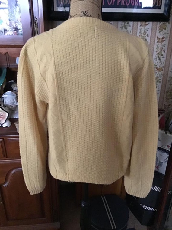 Vintage 1960's 1970's Sweater Men's Pullover Gold… - image 6