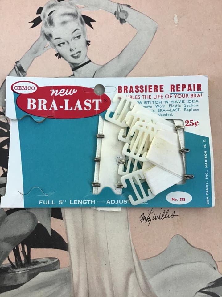 Vintage 1950s 1960s Bra Brassiere Repair GEMCO Full 5 Length 8 Bra