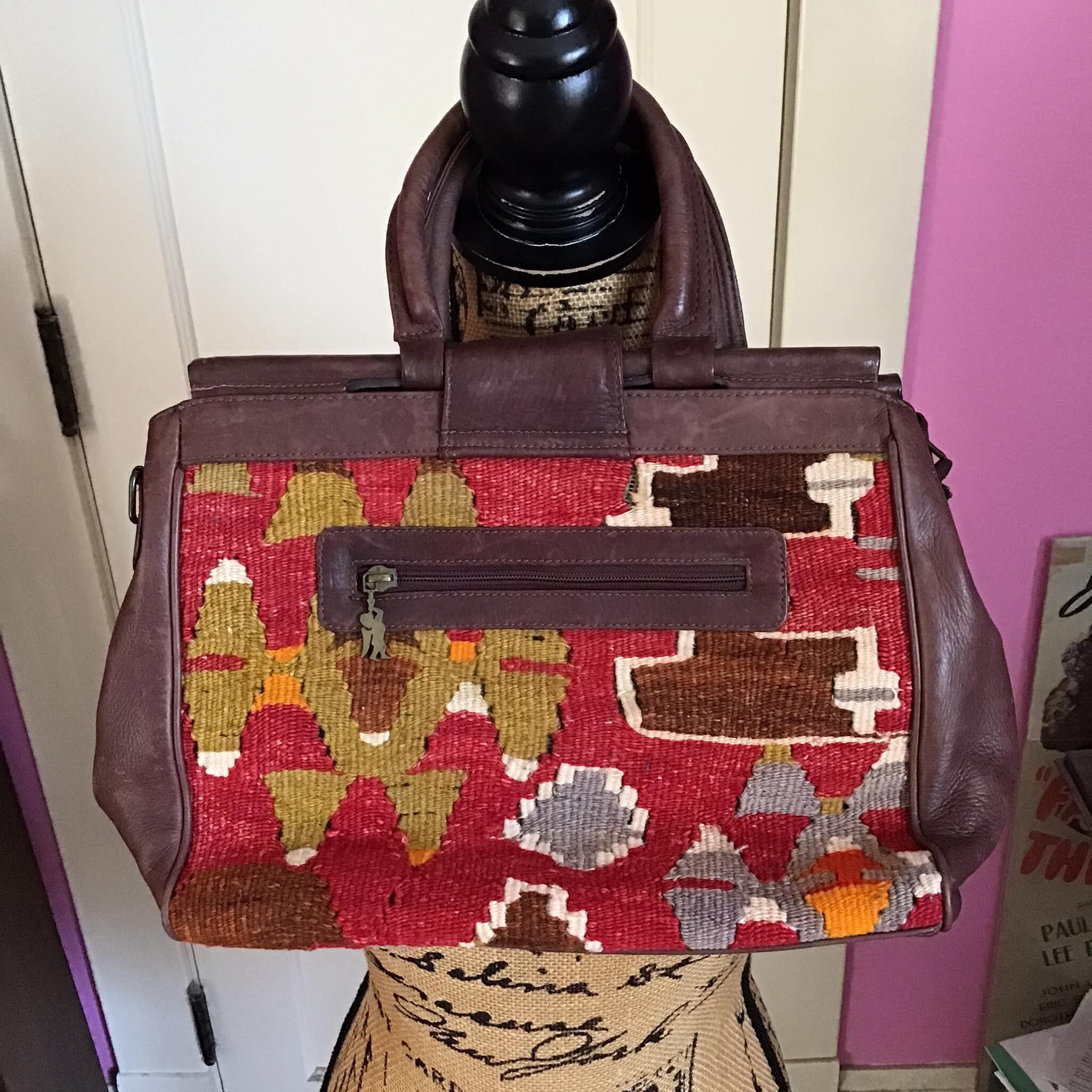 Vintage 1990's Handbag Purse *american Angel* Genuine