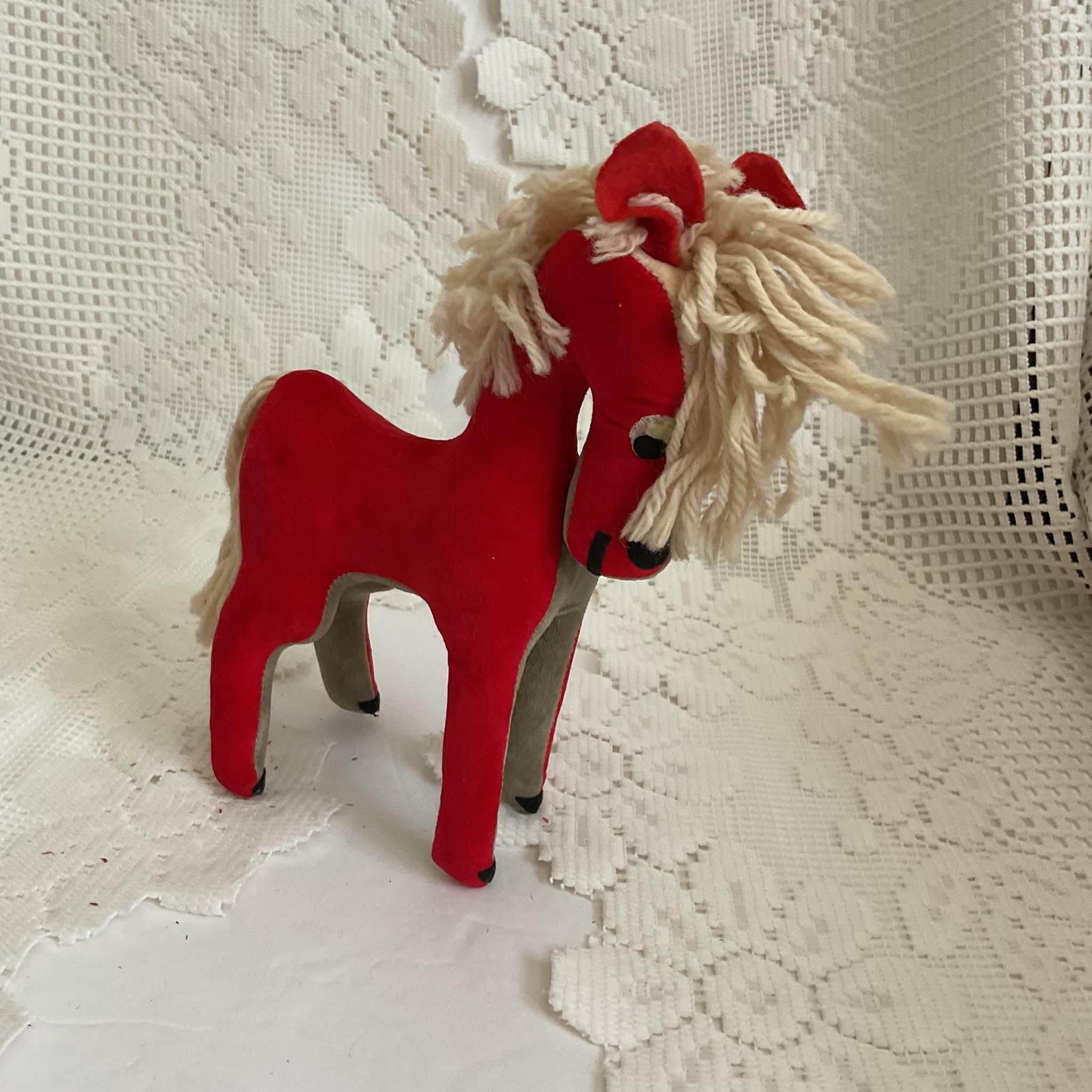ヴィンテージ 1960 年代 1970 年代 ぬいぐるみ 赤い馬 *Dakin