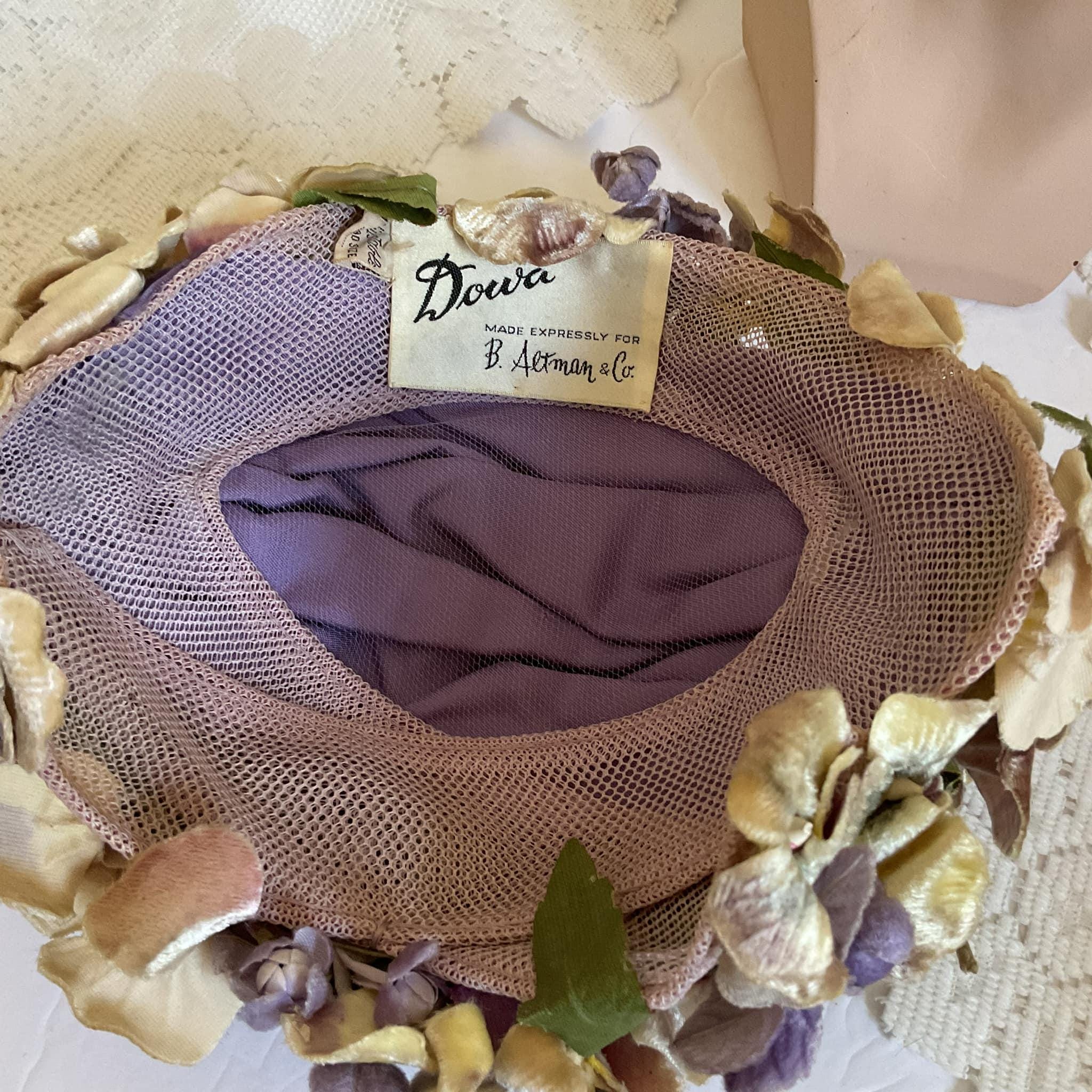 Vintage 50\'s Firenze & Mr. Norman Purple Hat 1950s Purple Hat - Etsy main image 4