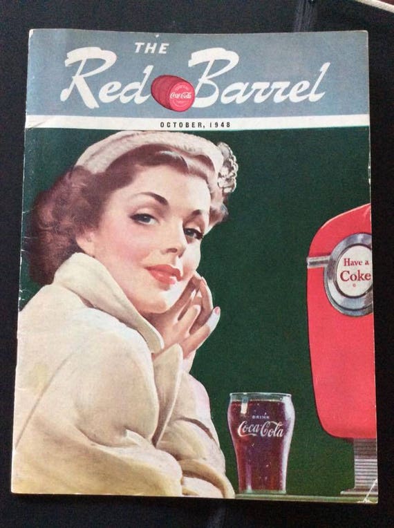 Vintage Dated October 1948 Booklet THE RED BARREL Coca-cola