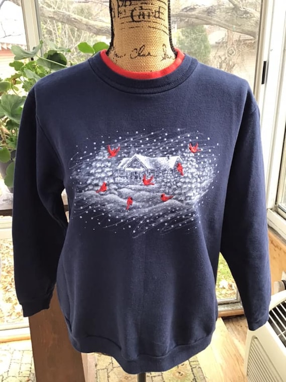 Vintage 1990's Y2K Sweatshirt Pullover "UGLY" Chr… - image 5