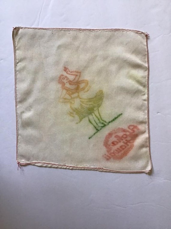 Vintage 1950's Handkerchief Hankie Tourist Souven… - image 4