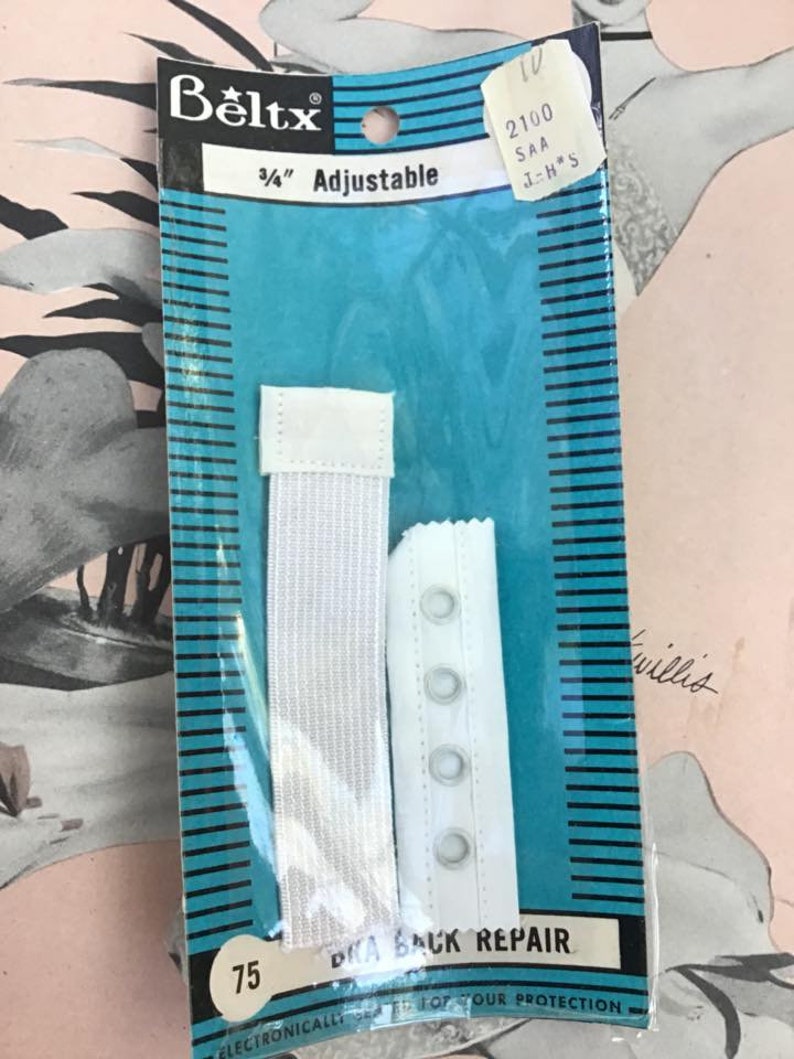 Vintage 1960s Lingerie Bra Back Repair beltx Deadstock NOS Etsy