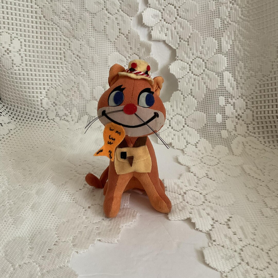 Vintage 1990's Stuffed Animal Cat Kitty *dakin Dream Pets* Made in