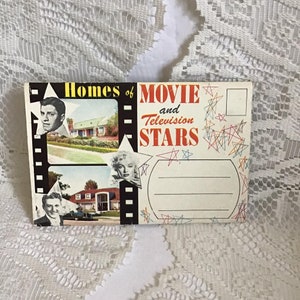 Vintage 1950&#39;s 1960&#39;s Pictures Of *Homes Of Movie And Television Stars* 13 Attached Pictures