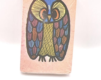 Vintage 1960's 1970's Cards One Deck Of Playing Cards OWL Theme