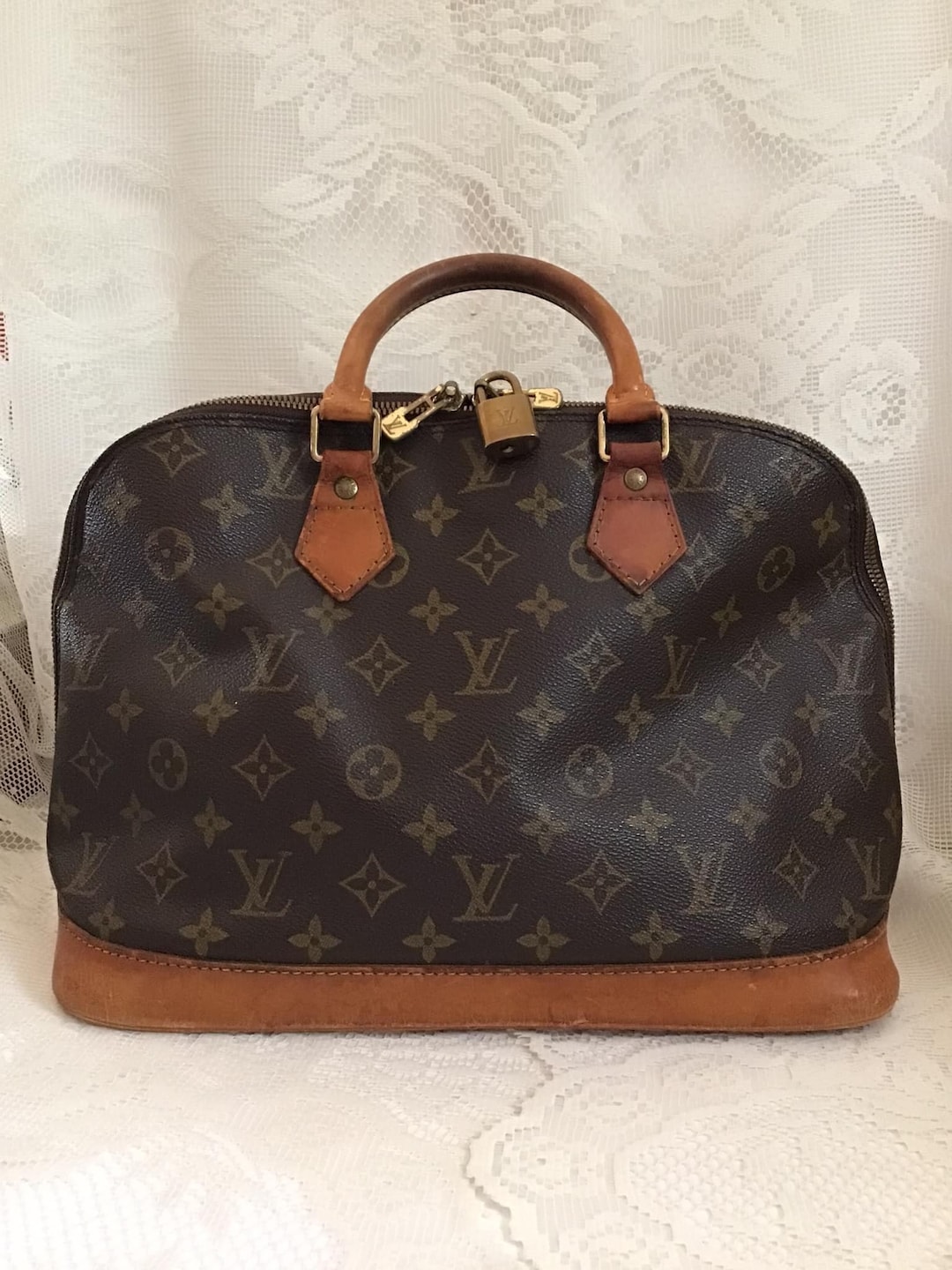 Vintage Louis Vuitton Alma bag DIY repair 