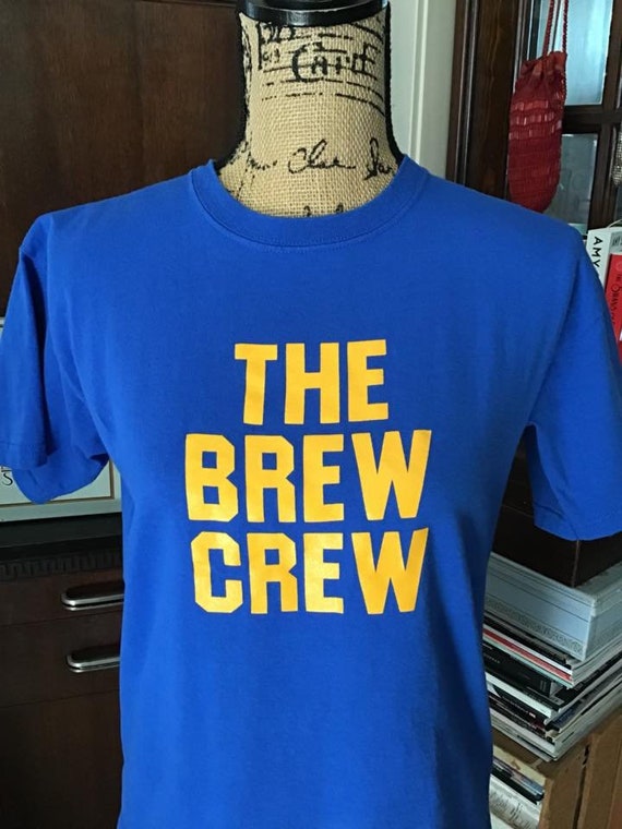 milwaukee brewers brew crew t shirt