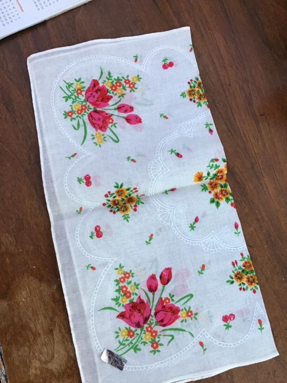 Vintage 1960's 1970's Handkerchief Hankie Deadsto… - image 3