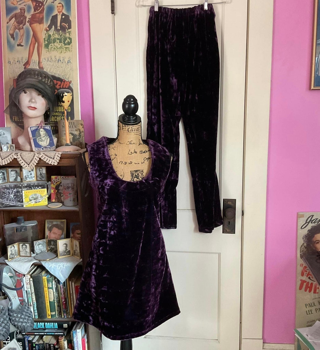 Vintage 1960's 1970's Pants & Matching Tunic/mini Dress 2