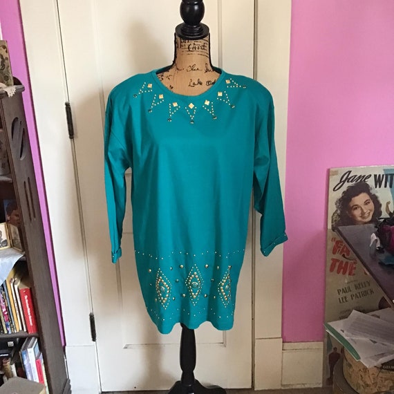 Tシャツ・カットソー VINCE Women Tunic Tops V968412709 403CBL BLUE Tencel® Split-Neck Tunic | Talbots