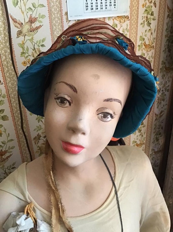 Vintage Edwardian 1920's Bonnet Little 
