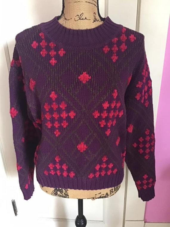 Vintage 1980's Sweater Pullover *ETCETERA By J.G.… - image 4