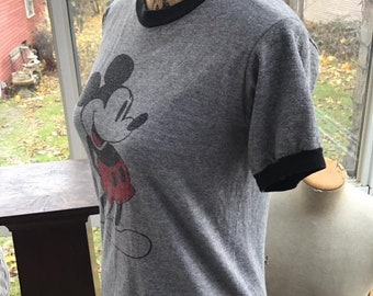 Vintage 1970s Mickey Mouse Blue Jeans, 36