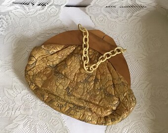 Vintage 1930's 1940's Handbag Sewing Pouch Top Handle Bag
