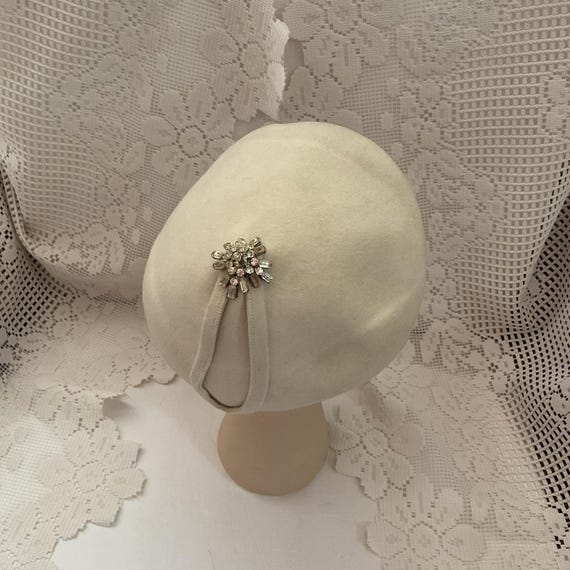 Vintage Silk Hat With Rhinestone Embellishments USM-FS1211-BKGO-1-LMK__96110.  main image 4