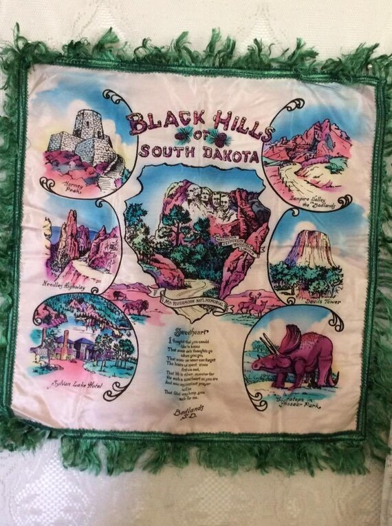 40's〜50's Souvenir pillow case