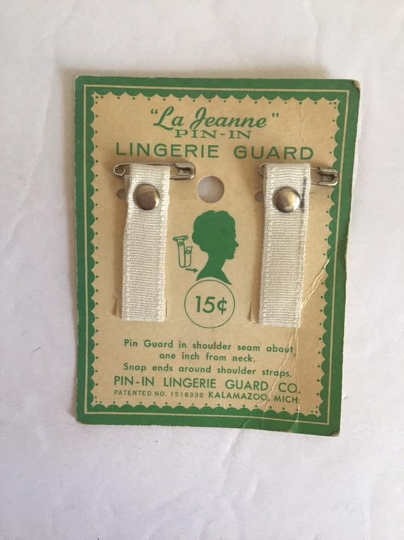 Vintage 1920's 1930's Lingerie Pins *La Jeanne* P… - image 1