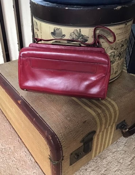 Vintage elite handbag dark Gem