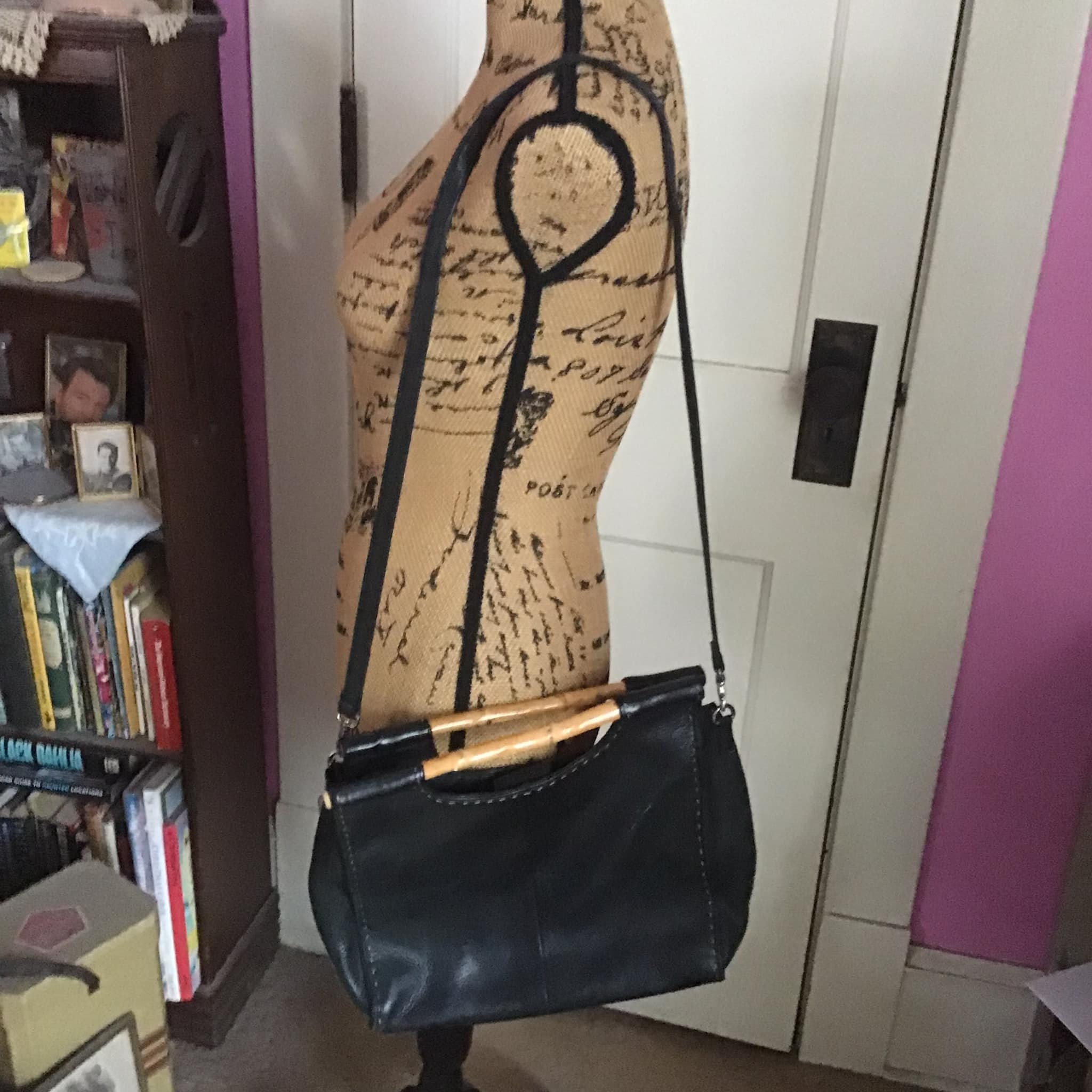 Vintage 1990's Shoulder Bag Top Handle Crossbody Bag *fossil