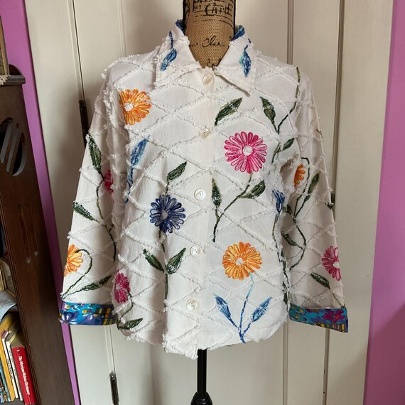 Vintage 1990's Y2K Shirt/Blouse/Jacket *Keren Har… - image 2