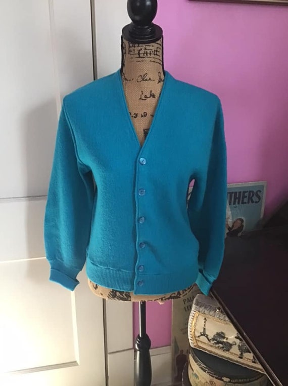 Vintage 1960's 1970's Sweater Cardigan *Arnold Pa… - image 3