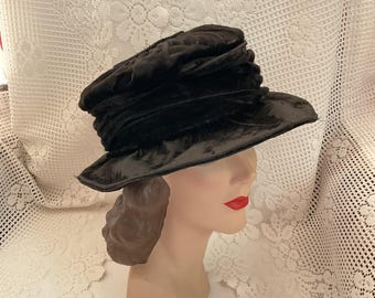 Expedited Shipping , Reserved for Maina Black Funeral Hat  display picture 1