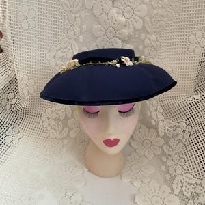⑤アノンハット お花 ピルボックスハット ⑤アノンハット お花 ピルボックスハット