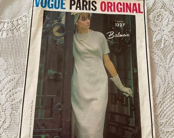 Ubrania w stylu vintage z lat 60. *Vogue Paris Original By Balmain* nr 1327