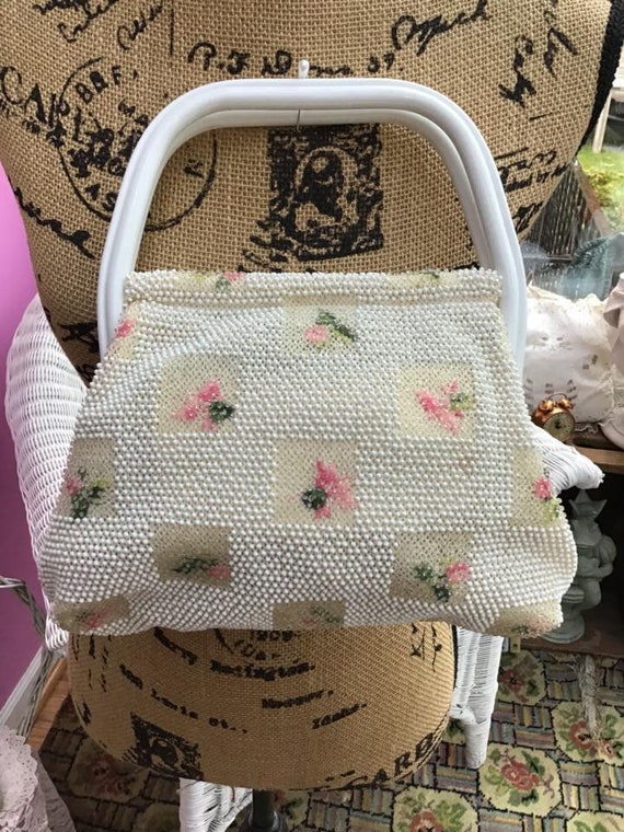 Vintage 1950s 1960s Handbag Purse *by Lumured Made in USA* off