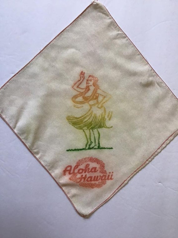 Vintage 1950's Handkerchief Hankie Tourist Souven… - image 3