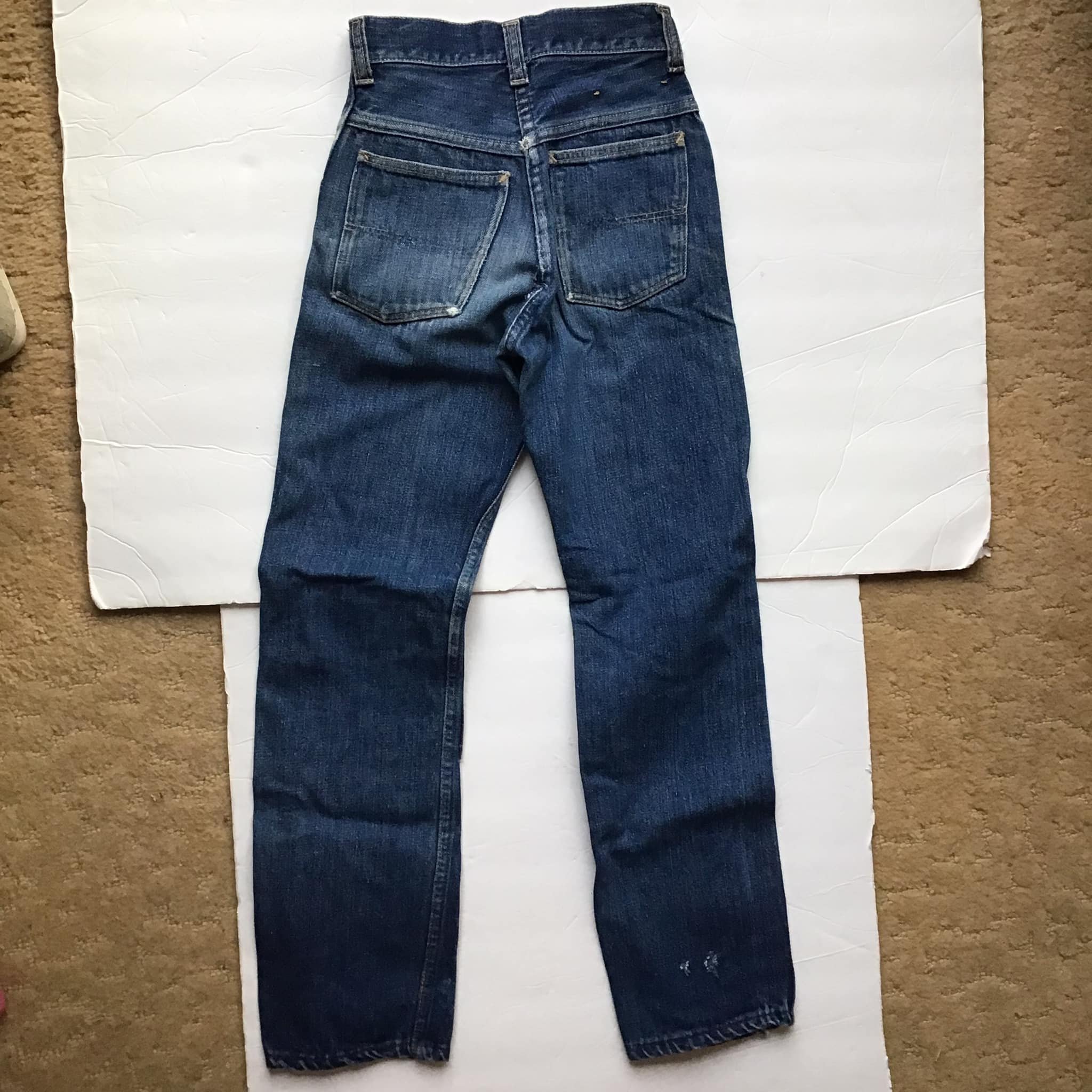 Vintage 1960's 1970's Jeans Denim Pants *circle S Ranch