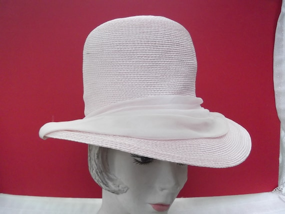 Créateur de chapeau Vintage 1960 Oleg Cassini clair rose - Etsy France