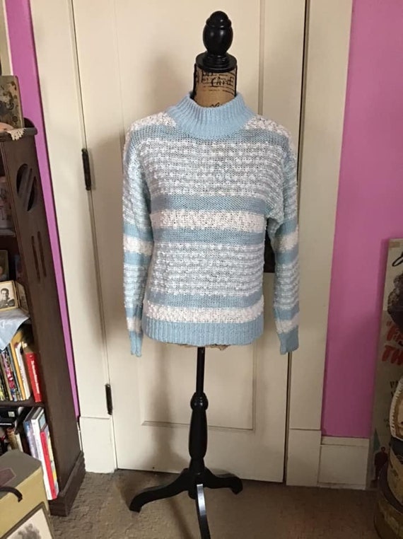 Vintage 1970's Sweater Pullover *HERE'S A HUG* Bab