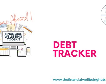 Financial Goals and Debt Tracker Bundle - Take Control and improve Financial Wellbeing