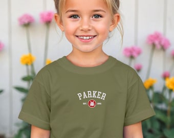 Camiseta infantil bordada Parker 2001, camiseta de fan de Spider-Man, mameluco de celebración de Peter Parker, camiseta infantil de superhéroe