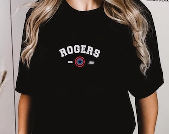 Embroidered Rogers 1918 Shirt, Rogers Shirt, Winter Soldier Shirt, Rogers 1918 Shirt, Winter Soldier Shirt, Captain America Shirt