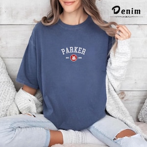 Embroidered Parker Established 2001 Tee, Classic Peter Parker Est. 2001 Tee, Peter Parker Celebration Shirt, Spiderman Fan Tee