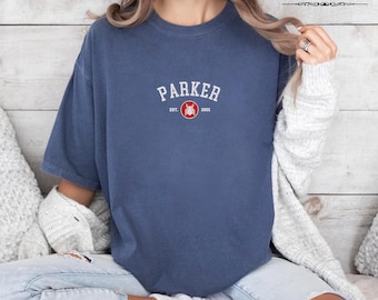 Embroidered Parker Established 2001 Tee, Classic Peter Parker Est. 2001 Tee, Peter Parker Celebration Shirt, Spiderman Fan Tee
