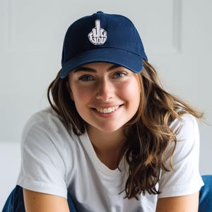 Embroidered F*ck You Baseball Hat, Dad Hat, Baseball hat, Offensive Hat, F*ck U Hat, Funny Baseball Cap